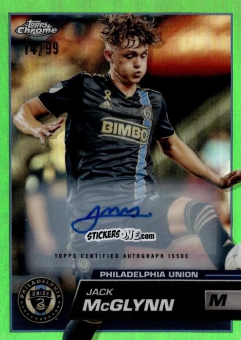 Sticker Jack McGlynn - Chrome MLS 2023
 n. AU1 - Topps