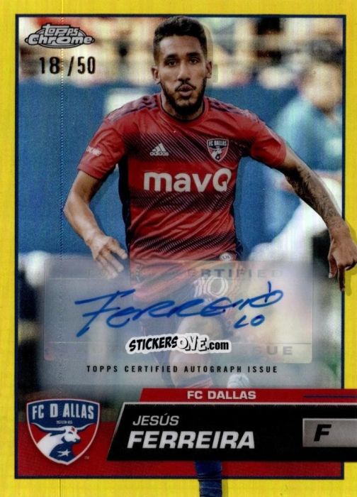 Cromo Jesús Ferreira - Chrome MLS 2023
 n. AU41 - Topps