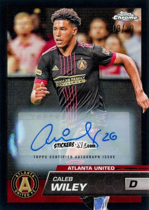 Sticker Caleb Wiley - Chrome MLS 2023
 n. AU47 - Topps
