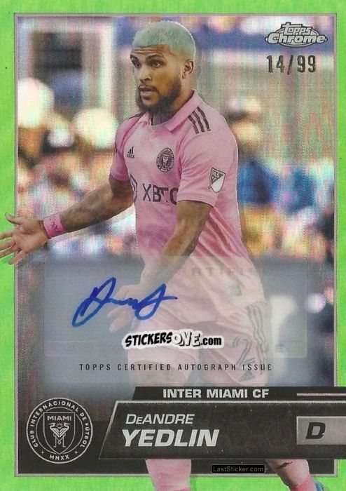 Cromo DeAndre Yedlin - Chrome MLS 2023
 n. AU85 - Topps