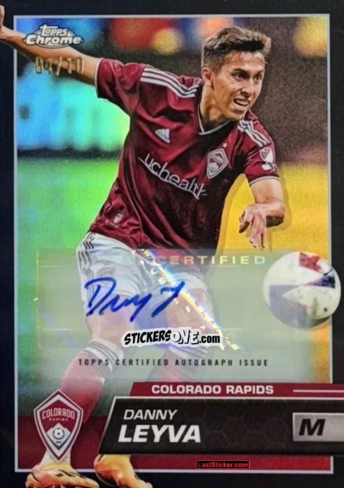 Cromo Danny Leyva - Chrome MLS 2023
 n. AU97 - Topps