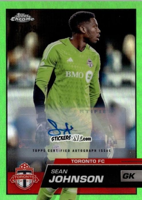 Sticker Sean Johnson - Chrome MLS 2023
 n. AU110 - Topps