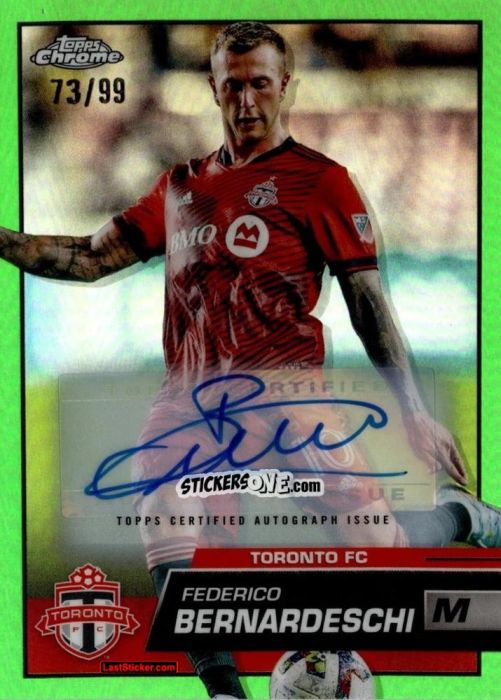 Sticker Federico Bernardeschi - Chrome MLS 2023
 n. AU118 - Topps