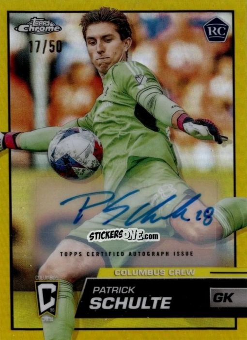 Sticker Patrick Schulte - Chrome MLS 2023
 n. AU137 - Topps