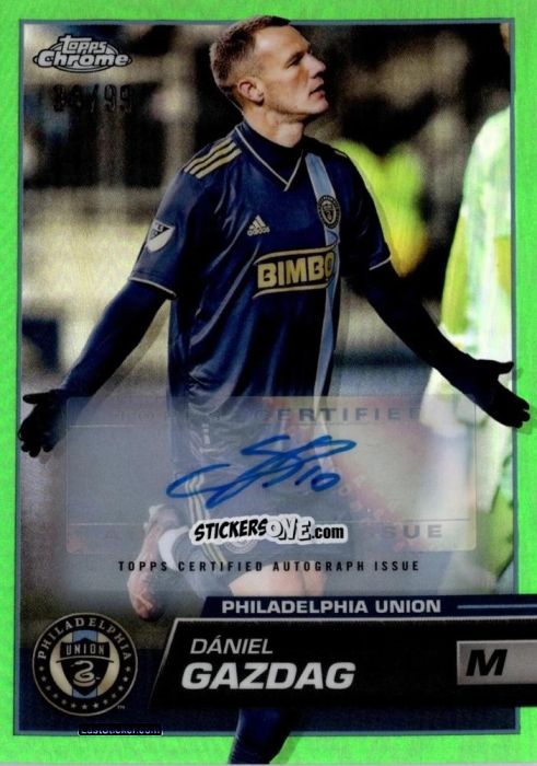 Sticker Dániel Gazdag - Chrome MLS 2023
 n. AU148 - Topps