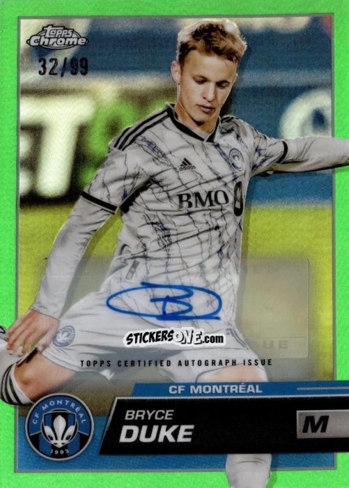 Sticker Bryce Duke - Chrome MLS 2023
 n. AU159 - Topps