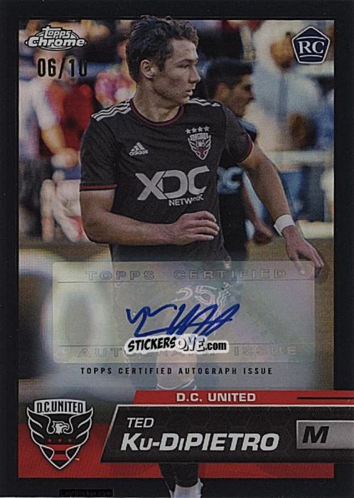 Cromo Ted Ku-DiPietro - Chrome MLS 2023
 n. AU163 - Topps