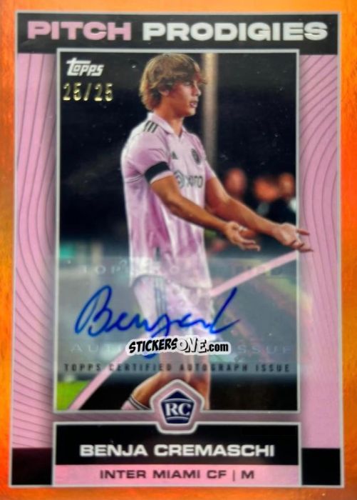 Sticker Benja Cremaschi - Chrome MLS 2023
 n. AU173 - Topps