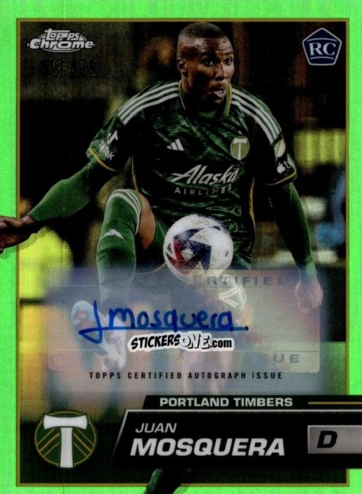 Figurina Juan Mosquera - Chrome MLS 2023
 n. AU190 - Topps