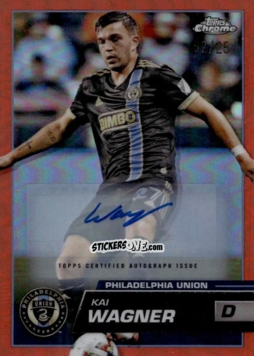 Sticker Kai Wagner - Chrome MLS 2023
 n. AU195 - Topps