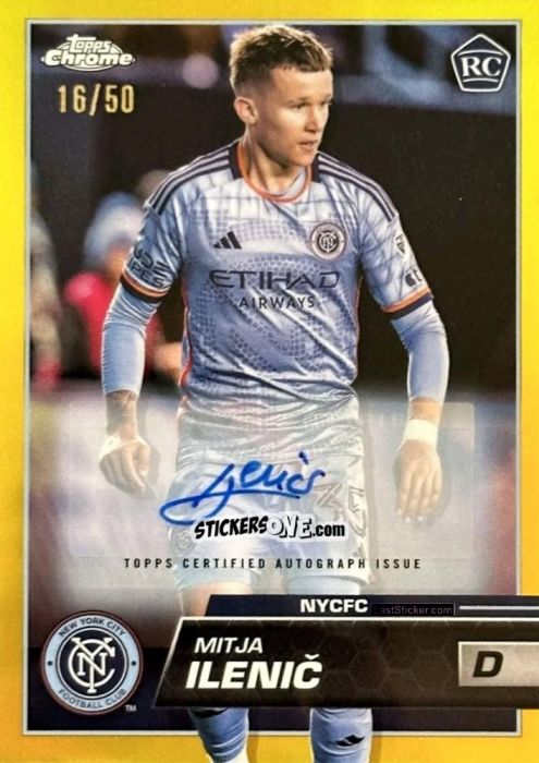 Sticker Mitja Ilenič - Chrome MLS 2023
 n. AU198 - Topps