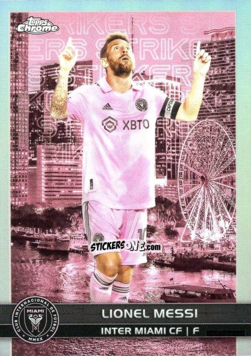 Cromo Lionel Messi - Chrome MLS 2023
 n. BCS-7 - Topps