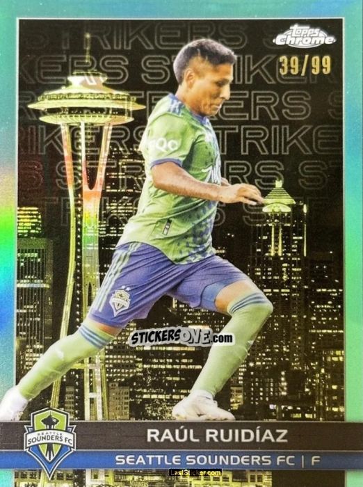 Cromo Raúl Ruidíaz - Chrome MLS 2023
 n. BCS-11 - Topps