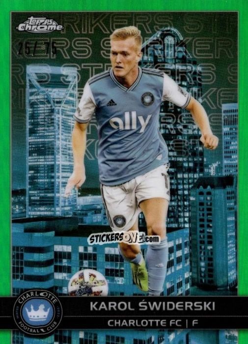 Cromo Karol Swiderski - Chrome MLS 2023
 n. BCS-13 - Topps
