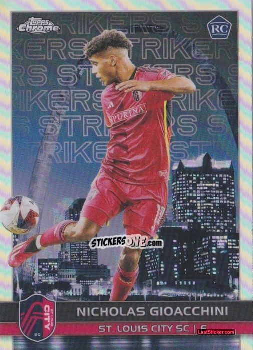 Sticker Nicholas Gioacchini - Chrome MLS 2023
 n. BCS-18 - Topps
