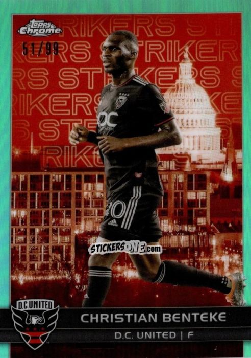 Sticker Christian Benteke - Chrome MLS 2023
 n. BCS-19 - Topps