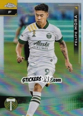 Cromo Felipe Mora - Chrome MLS 2021
 n. 112 - Topps