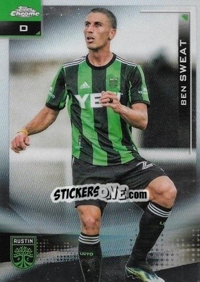 Figurina Ben Sweat - Chrome MLS 2021
 n. 117 - Topps