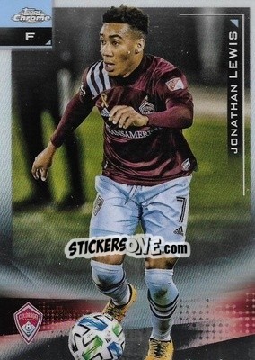 Figurina Jonathan Lewis - Chrome MLS 2021
 n. 128 - Topps