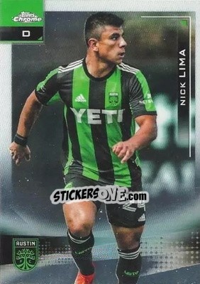 Figurina Nick Lima - Chrome MLS 2021
 n. 140 - Topps