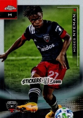 Cromo Moses Nyeman - Chrome MLS 2021
 n. 151 - Topps