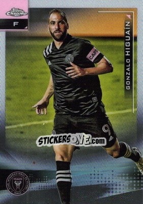Sticker Gonzalo Higuaín - Chrome MLS 2021
 n. 152 - Topps