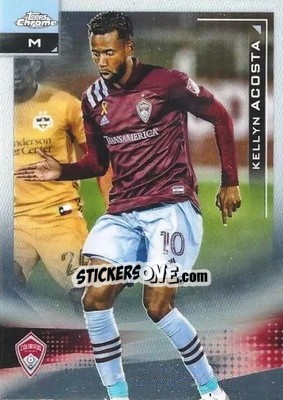 Figurina Kellyn Acosta - Chrome MLS 2021
 n. 166 - Topps