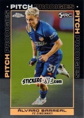 Cromo Álvaro Barreal - Chrome MLS 2021
 n. 182 - Topps