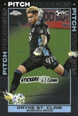 Sticker Dayne St. Clair - Chrome MLS 2021
 n. 184 - Topps
