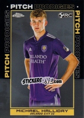 Sticker Michael Halliday - Chrome MLS 2021
 n. 190 - Topps