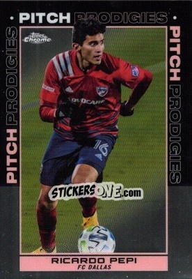 Figurina Ricardo Pepi - Chrome MLS 2021
 n. 193 - Topps