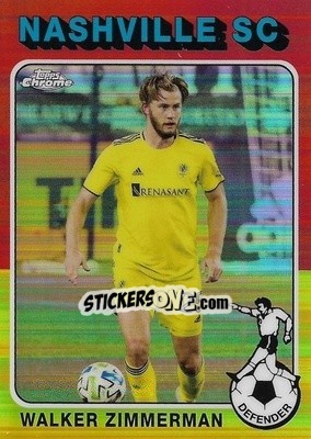 Cromo Walker Zimmerman - Chrome MLS 2021
 n. TF75-18 - Topps