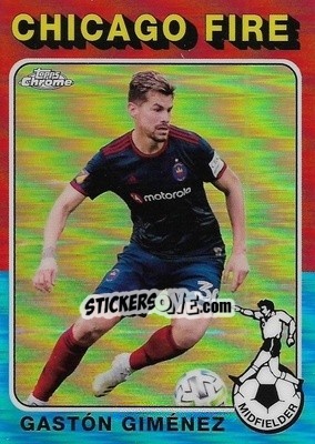 Cromo Gastón Giménez - Chrome MLS 2021
 n. TF75-19 - Topps