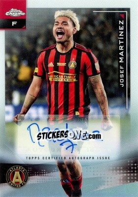 Cromo Josef Martínez - Chrome MLS 2021
 n. AR20 - Topps