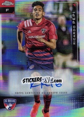 Figurina Ricardo Pepi - Chrome MLS 2021
 n. AR174 - Topps