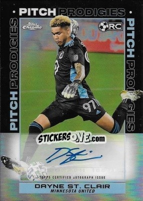 Sticker Dayne St. Clair - Chrome MLS 2021
 n. AR184 - Topps