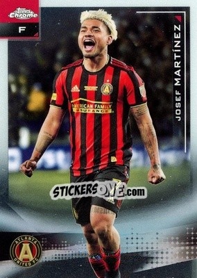 Cromo Josef Martínez - Chrome MLS 2021
 n. 20 - Topps