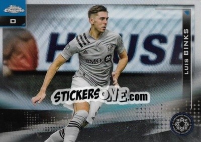 Cromo Luis Binks - Chrome MLS 2021
 n. 29 - Topps