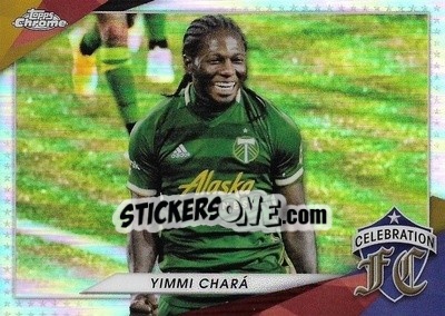 Figurina Yimmi Chara - Chrome MLS 2021
 n. CFC-13 - Topps