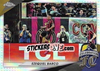 Sticker Ezequiel Barco - Chrome MLS 2021
 n. CFC-20 - Topps