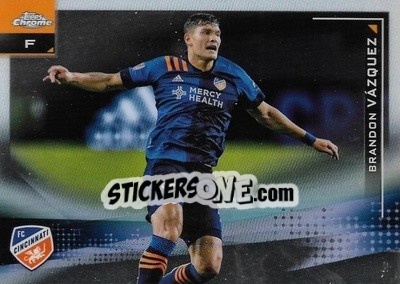 Figurina Brandon Vázquez - Chrome MLS 2021
 n. 44 - Topps