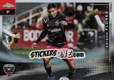 Sticker Edison Flores - Chrome MLS 2021
 n. 48 - Topps