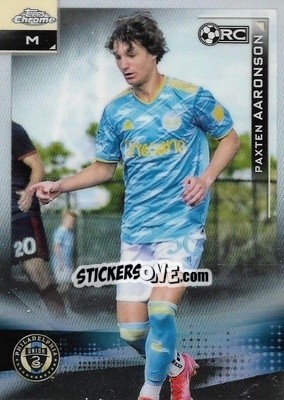 Cromo Paxten Aaronson - Chrome MLS 2021
 n. 72 - Topps
