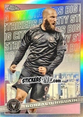 Sticker Gonzalo Higuaín - Chrome MLS 2022
 n. BCS-18 - Topps