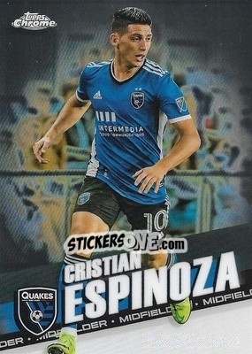 Figurina Cristian Espinoza - Chrome MLS 2022
 n. 87 - Topps