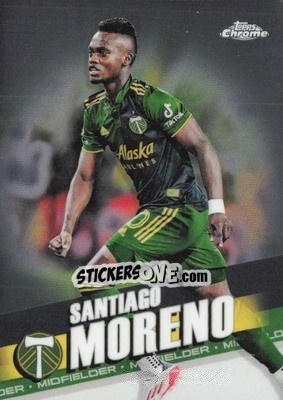 Sticker Santiago Moreno - Chrome MLS 2022
 n. 103 - Topps