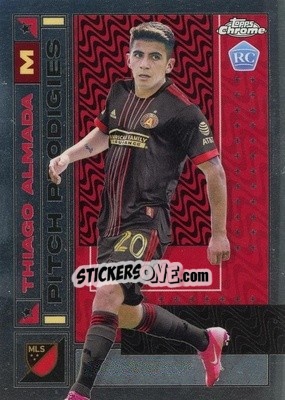Sticker Thiago Almada - Chrome MLS 2022
 n. 125 - Topps