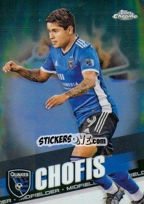 Sticker Chofis - Chrome MLS 2022
 n. 188 - Topps