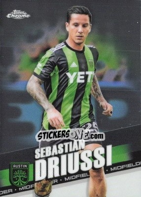 Figurina Sebastián Driussi - Chrome MLS 2022
 n. 193 - Topps