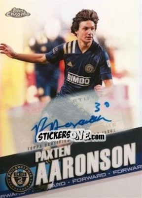 Cromo Paxten Aaronson - Chrome MLS 2022
 n. AU14 - Topps